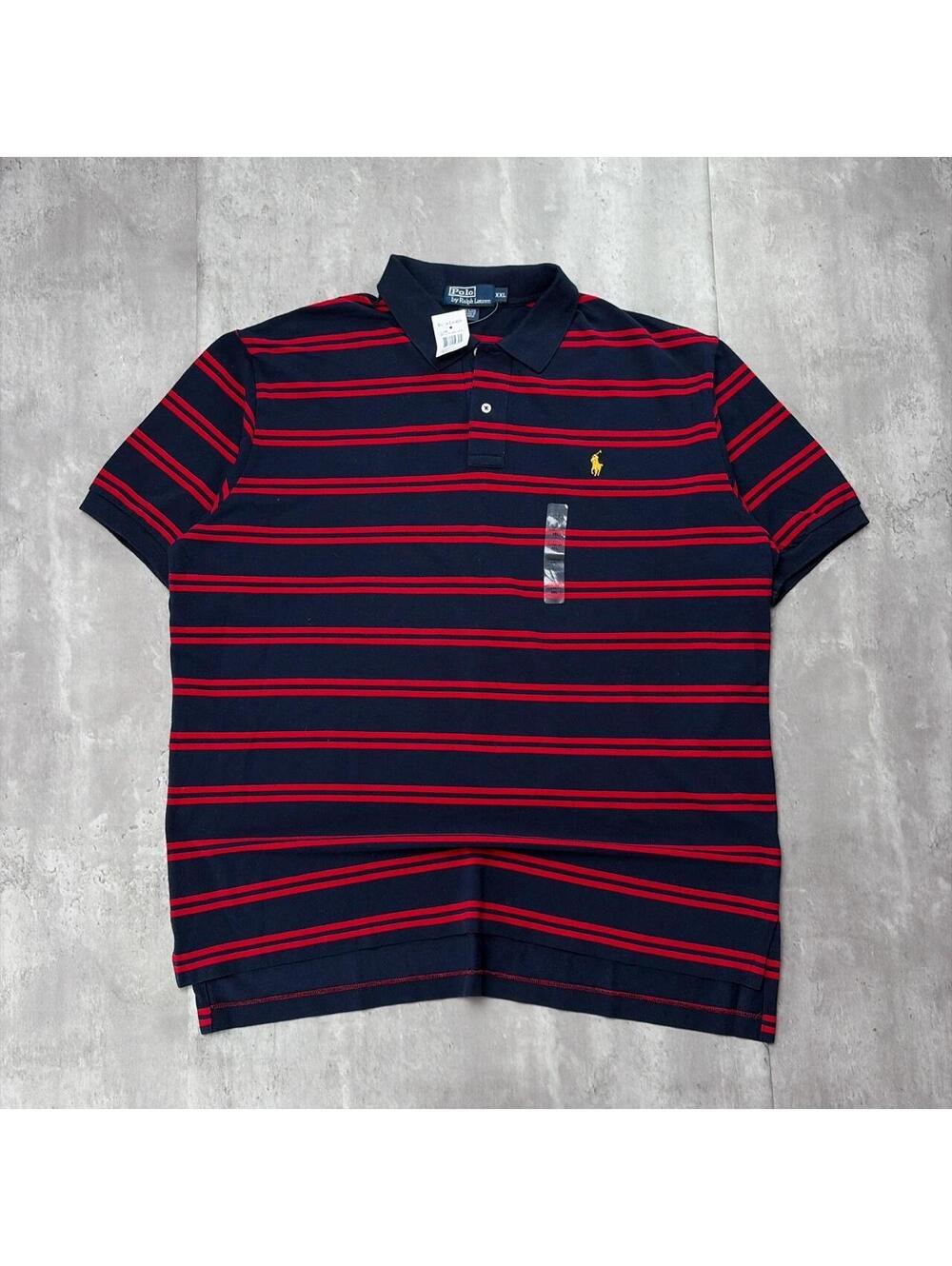 Vintage Polo Ralph Lauren Striped Deadstock Polo Shirt